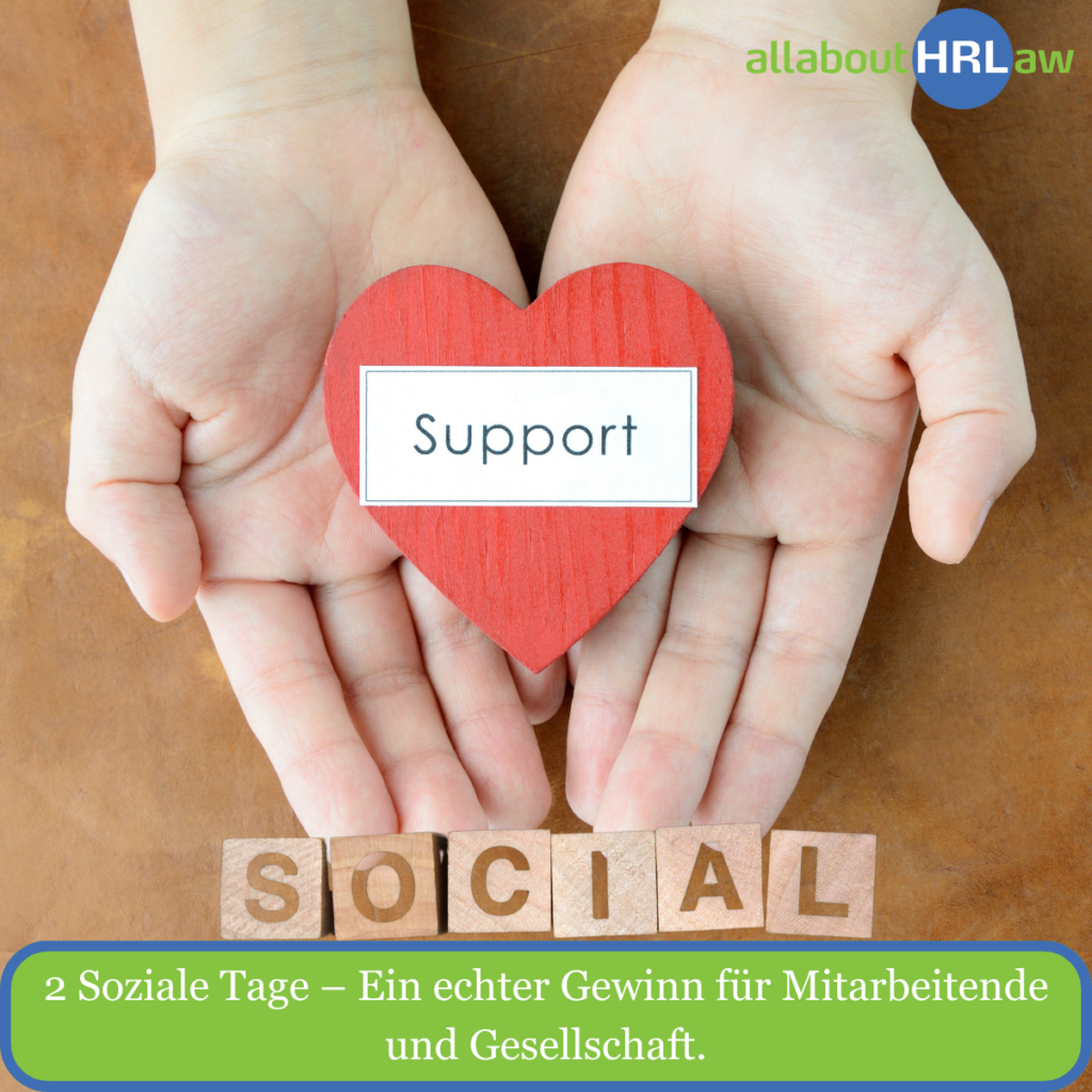 2 Soziale Tage – Ein echter Gewinn fuer Mitarbeitende und Gesellschaft