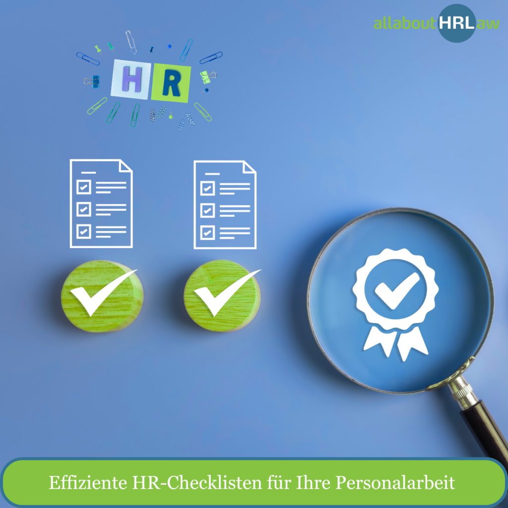 Effiziente HR Checklisten fuer Ihre Personalarbeit 1