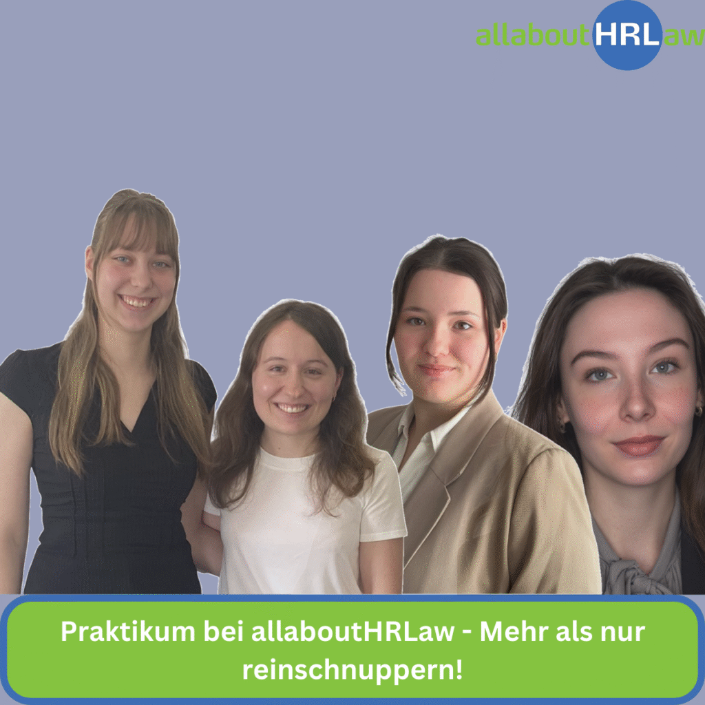 Grafik Praktikum bei allaboutHRLaw 09092025 2