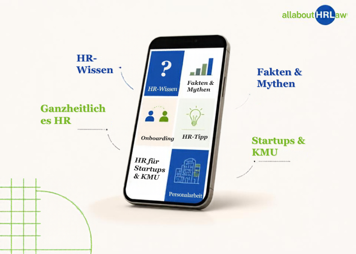 HR auf Instagram von allaboutHRLaw mit ganzheitlichem HR, HR-Wissen, Onboarding sowie Fakten und Mythen für Startups und KMU.