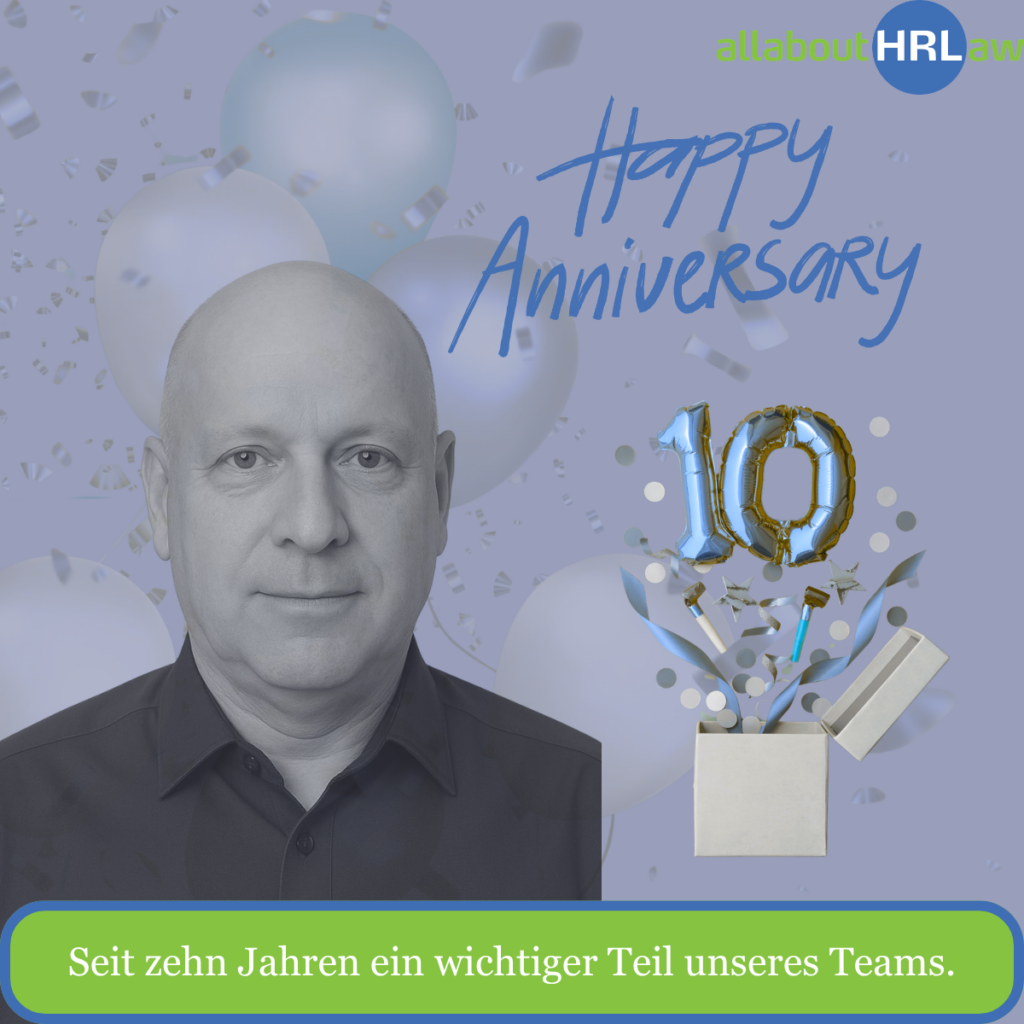 Mitarbeiterjubiläum