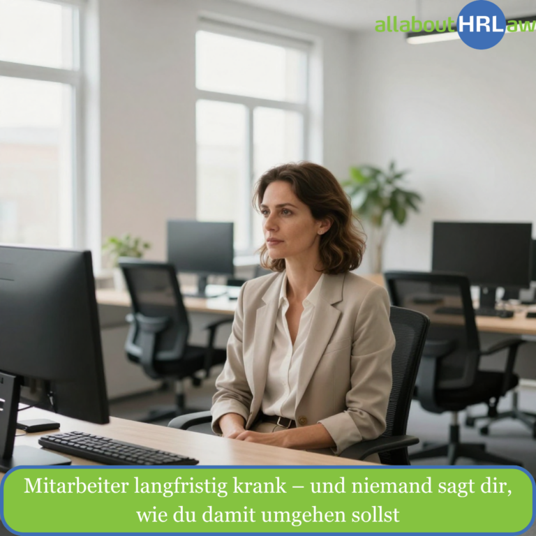 Mitarbeiter langfristig krank