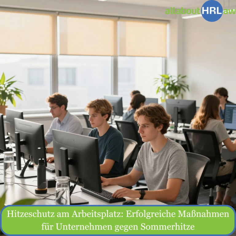 Hitzeschutz am Arbeitsplatz