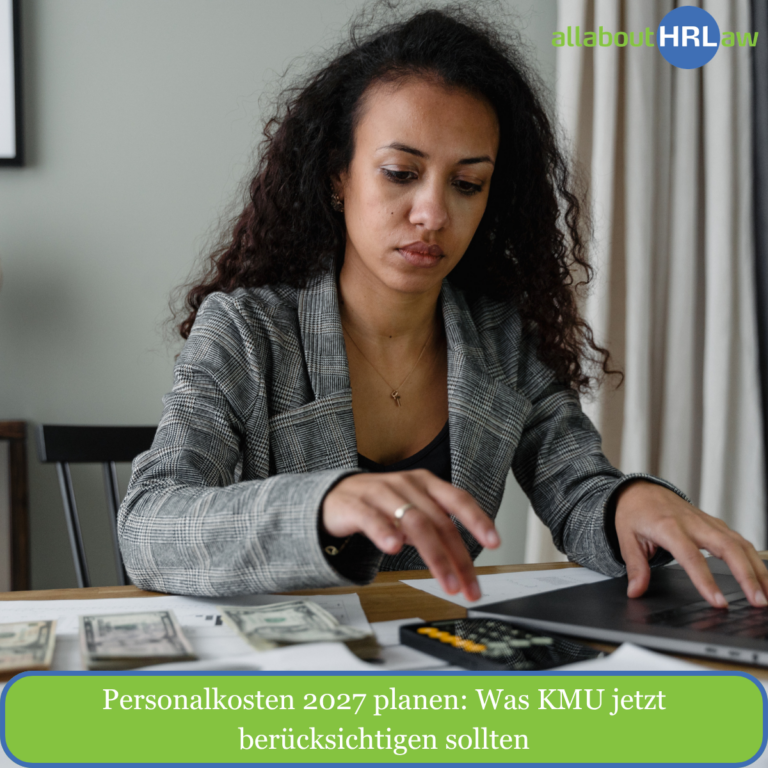 Personalkosten 2027 planen: Was KMU jetzt berücksichtigen sollten