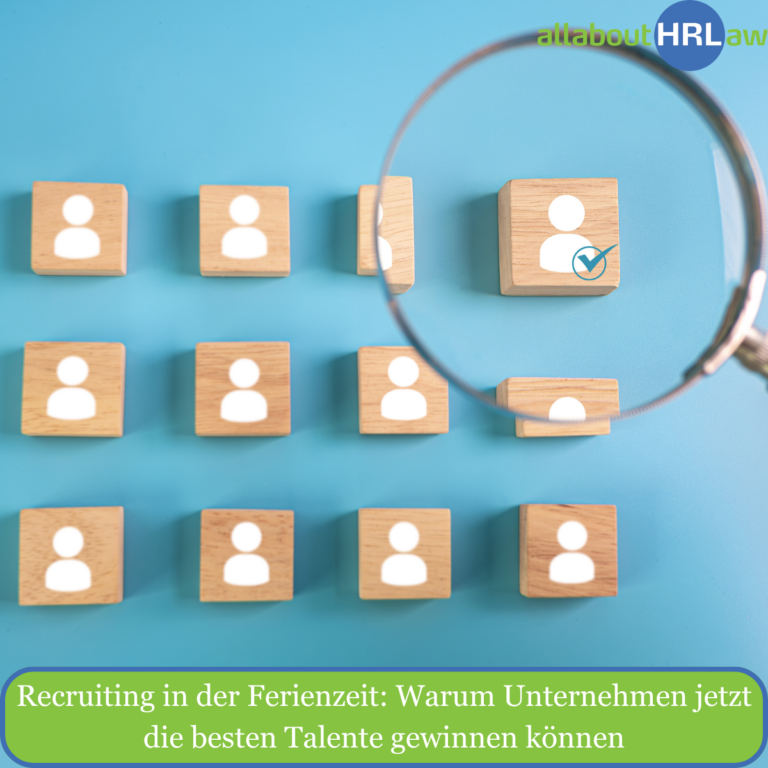 Recruiting in der Ferienzeit