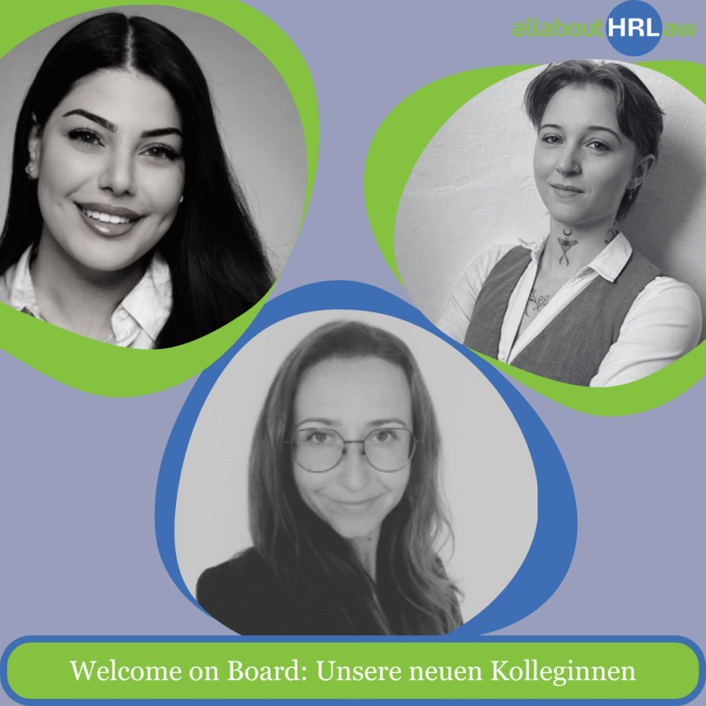 Welcome on Board: Our New Colleagues Bronislava, Charleen and Maya 2 Ihr externes Personalbüro - allaboutHRLaw